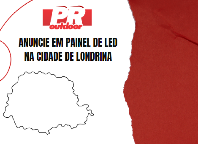 Luzes que Falam: Anunciando no Coração de Londrina com Painéis de LED