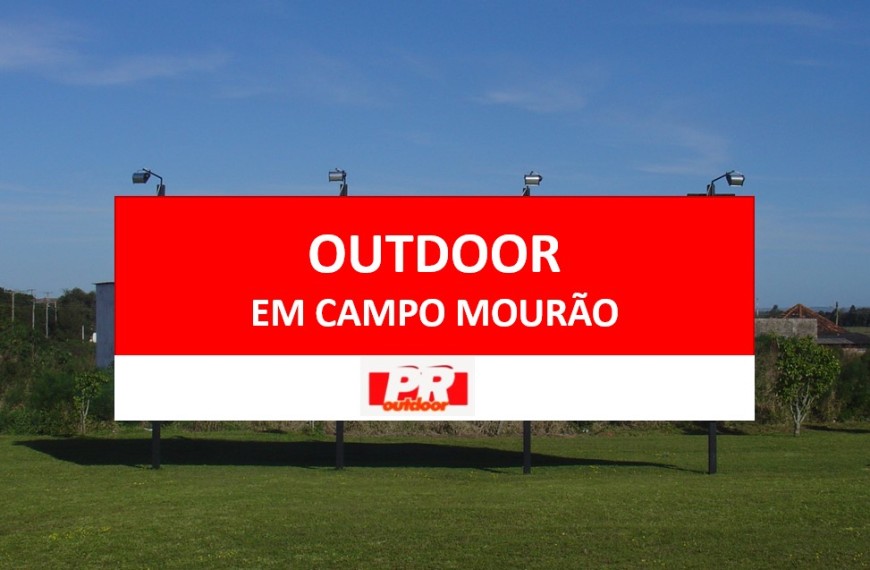 ANUNCIE OUTDOOR EM CAMPO MOURÃO 