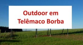 Ponto nº   OUTDOOR EM TELÊMACO BORBA